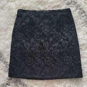 Willi Smith Black Mini Pencil Skirt for Cocktail